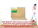 FilterBuy 14x30x1 MERV 11 Pleated AC Furnace Air Filter Pack of 2 Filters 14x30x1  Gold