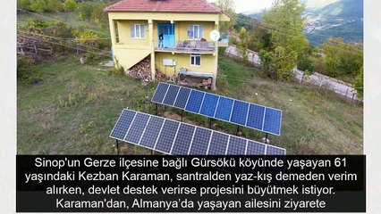 Kezban Teyze Almanya'da gördü köyüne kurdu
