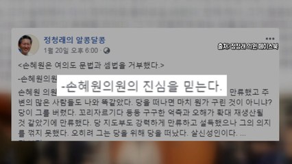 손혜원 두고 '갑론을박'...'대립 vs 옹호' 인물은? / YTN