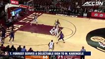 Florida State's Trent Forrest Drops No-Look Dish To Mfiondu Kabengele