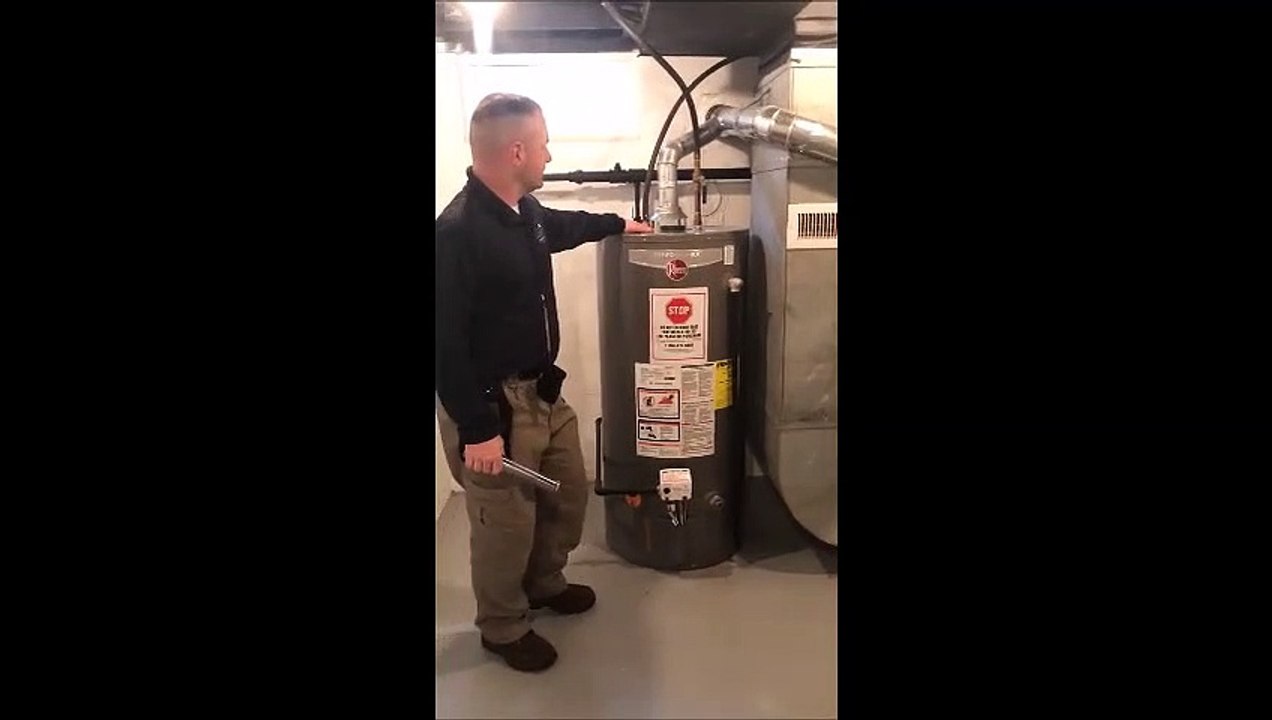 Home Inspector Show Furnace Return Vent Potential Problem