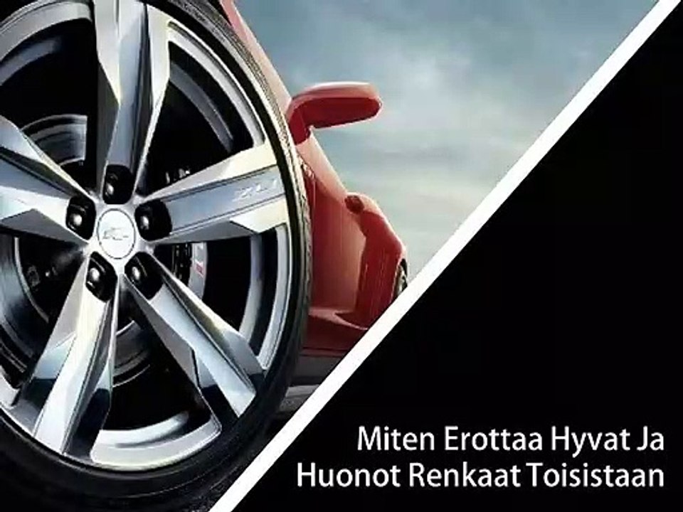 Miten Erottaa Hyvat Ja Huonot Renkaat Toisistaan