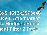 16x26x5 1613x2575x488 MERV 8 Aftermarket White Rodgers Replacement Filter 2 Pack