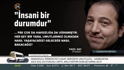 Fazıl Say'dan açıklama