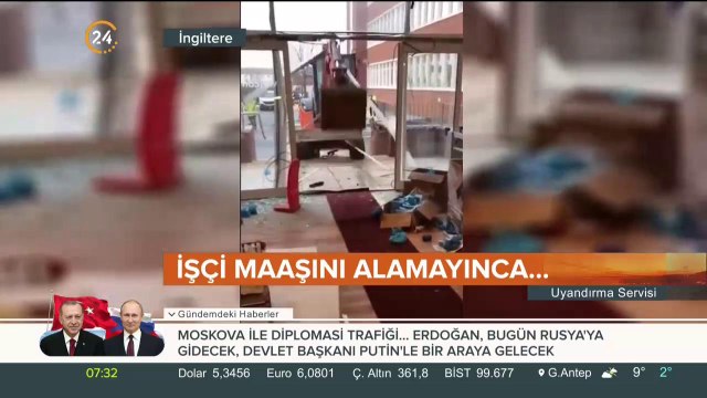 Parasını alamayan işçi çalıştığı yeri dağıttı