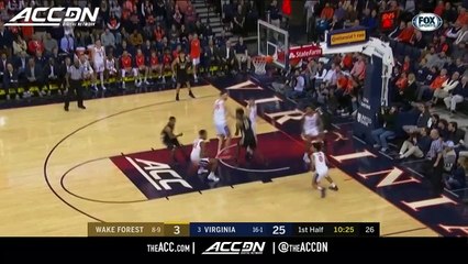 Wake Forest vs Virginia Basketball Highlights (2018-19)