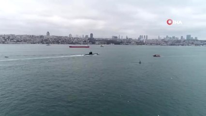 Türk Donanmasının Gururu "Tcg Sakarya" Denizaltısının Bir Günlük Yolcuğunu İha Görüntüledi