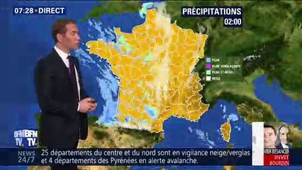 La météo pour ce mercredi 23 janvier 2019