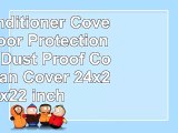 Air Conditioner Cover Outdoor Protection Cover Dust Proof Cooling Fan Cover 24x24x22