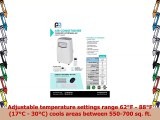 Perfect Aire PORT14000 14000 BTU Portable Air Conditioner with Remote Control EER 89