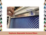 20x22x1 Electrostatic Washable Permanent AC Furnace Air Filter  Reusable  Silver Frame