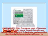 FilterBuy 14x30x1 MERV 8 Pleated AC Furnace Air Filter Pack of 4 Filters 14x30x1