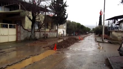 Kanalizasyon kazısı sırasından binlerce yıllık tarih ortaya çıktı