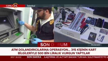 ATM dolandırıcılarına operasyon