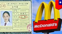Taiwan McDonald's ad angers China for some strange reason
