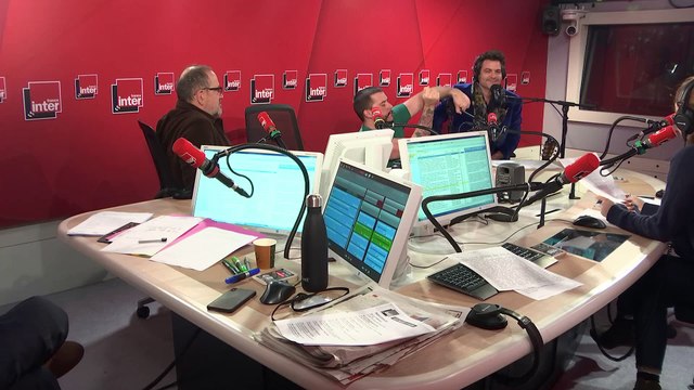 Matthieu Chédid au micro de Léa Salamé