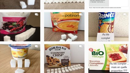 Combien de morceaux de sucre il y a-t-il dans nos aliments du quotidien ?
