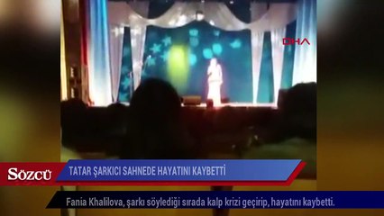 Tatar şarkıcı sahnede hayatını kaybetti
