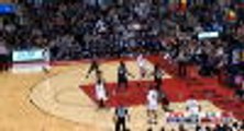 Boucher's spectacular alley-oop from perfect Lowry pass