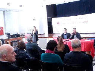 Aπόσπασμα από την ομιλία τής Βιβής Δάγκα, υποψήφιας δημάρχου Αιγάλεω (αρχείο MOV02990)