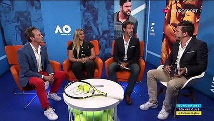 Mouratoglou : "Lucas a sorti le match qu'il fallait face à Raonic"