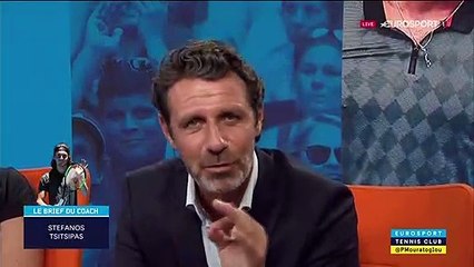 Le brief du coach : "Stefanos, si Nadal a la main, c'est toi qui vas courir"