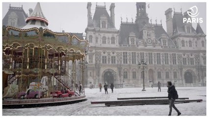 Paris sous la neige