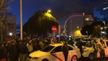 Protestas de los taxistas en Fitur