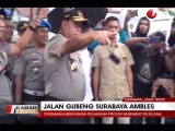 Polisi Tetapkan Tiga Tersangka Kasus Jalan Gubeng Ambles