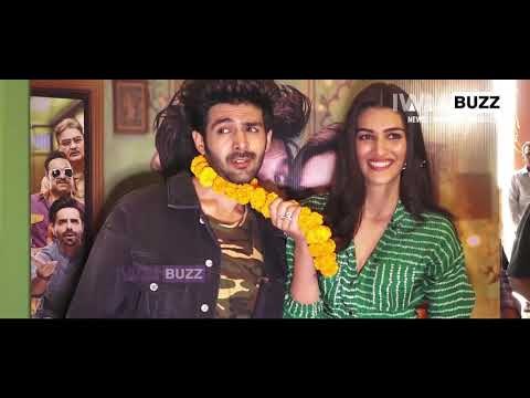 Trailer Launch of Rom Com Luka Chuppi With Kartik Aaryan ,Kriti Sanon & Pankaj Tripathi