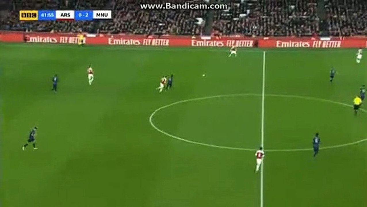286    AUBAMEYANG Arsenal 1 - 2 Manchester United .25.01.2019