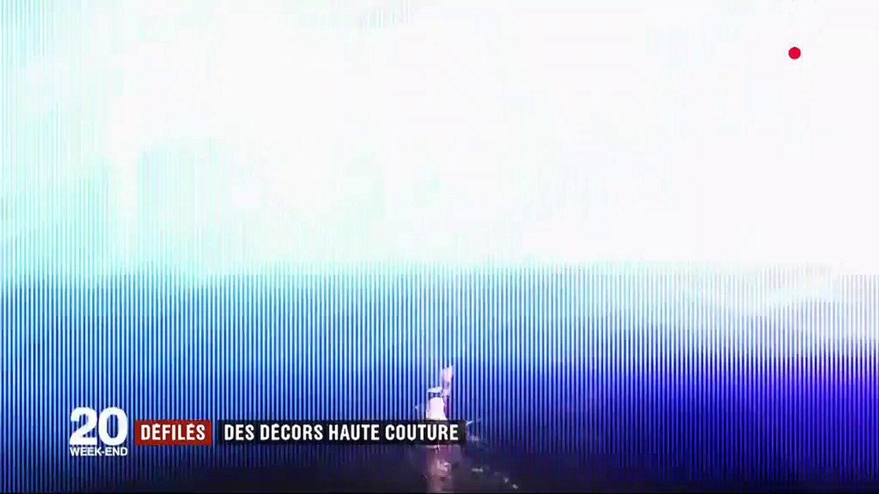 Les décors des défilés se mettent en mode haute couture