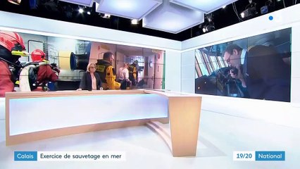 Calais : exercice de sauvetage maritime grandeur nature