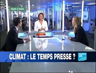 LE FACE A FACE France 24 - Climat le temps presse - 2009