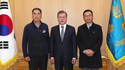 문재인 대통령, 양대노총 위원장 면담 / YTN