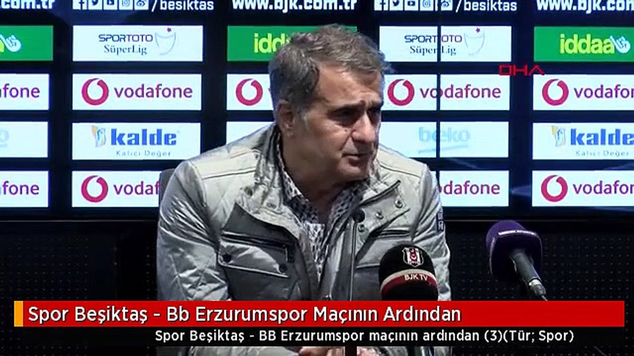 Spor Beşiktaş - Bb Erzurumspor Maçının Ardından