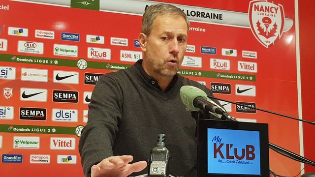 La réaction d'Alain Perrin après la précieuse victoire de l'ASNL face à l'AJ Auxerre (1-0)