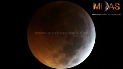Primer impacto en la Luna registrado durante un eclipse