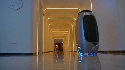 شاهد: روبوتات لخدمة الزوار بفندق تابع لشركة "علي بابا" الصينية