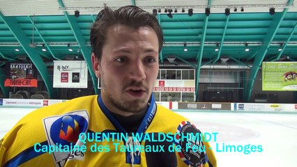 HOCKEY SUR GLACE 2019-01-19 Quentin Waldschmidt, Capitaine des Taureaux de Feu