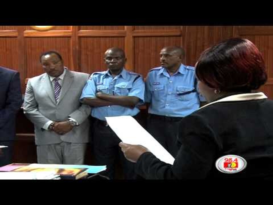 MP Waititu detained after facing charges