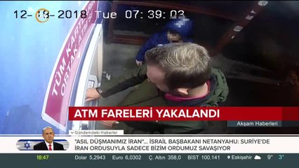 ATM fareleri yakalandı