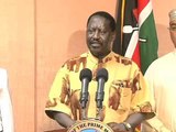 Raila arrives from trip to India