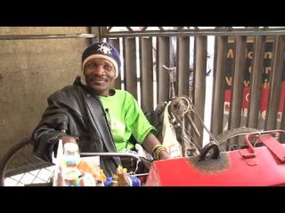 Forced to inhale cigarette smoke to eke a living