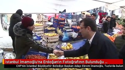 İstanbul İmamoğlu'na Erdoğan'ın Fotoğrafının Bulunduğu Broşürü Gösterdi+