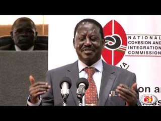 Carry your own crosses, Raila tells ICC suspects