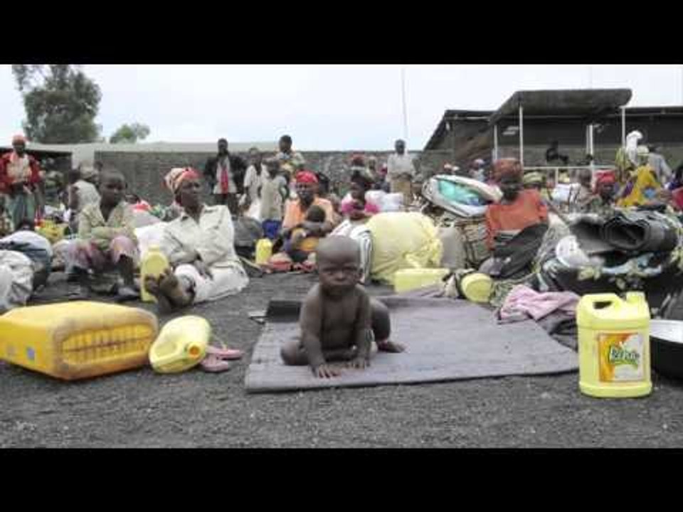 Displaced Congolese flee violence