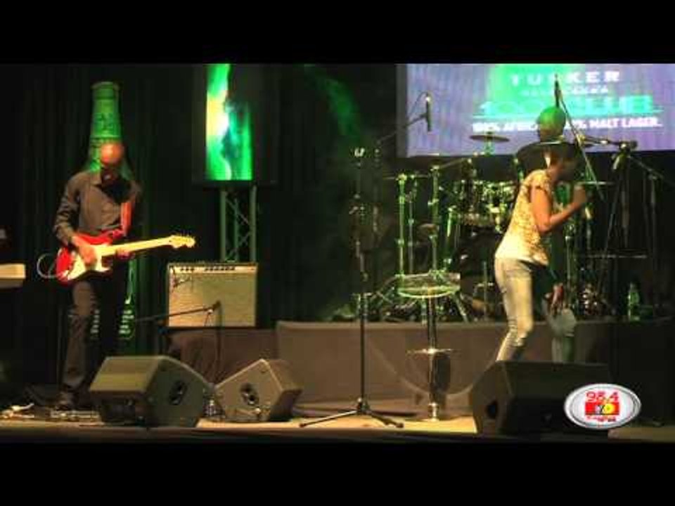 Zonke performing live in Kenya