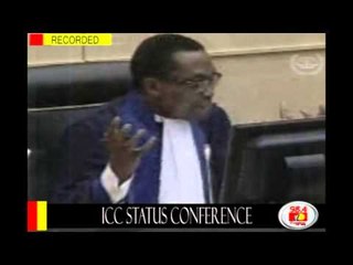 ICC Status conference in the case against President-elect Uhuru Kenyatta