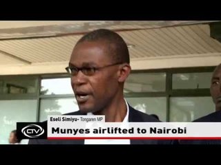 Munyes airlifted to Nairobi after accidental shooting [News bulletin]